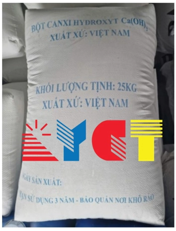 Ca(OH)2 90% – 95% | Vôi Tôi – Calcium Hydroxide Công Nghiệp